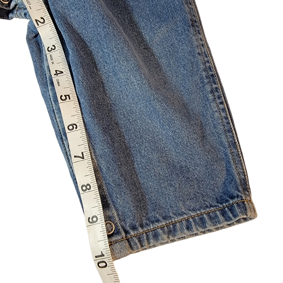 Tommy Hilfiger Vintage Medium Wash Denim Jean Overall Bibs Unisex - Picture 15 of 16